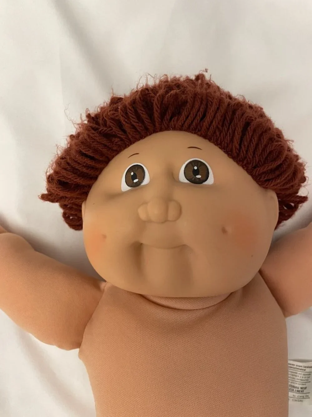 Cabbage Patch Kids Vintage 1985 Doll Denim Overalls Hat Shirt Shoes Certificate
